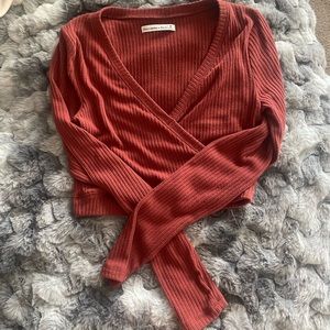 Abercrombie & Fitch wrap sweater